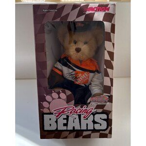 Autographed Tony Stewart Racing Bears Collectible Bear In Home Depot Uniform LE